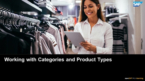 Thumbnail for entry Working with Categories and Product Types - SAP CPQ