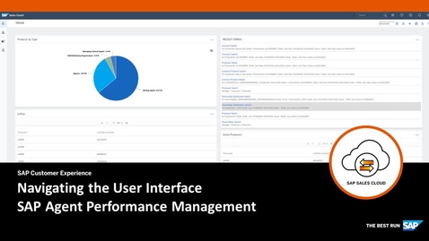 Thumbnail for entry Navigating the SAP Agent Performance Management's User Interface