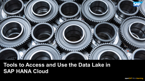 Thumbnail for entry Tools to Access and Use the Data Lake in SAP HANA Cloud