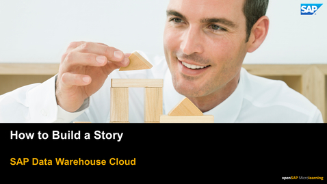 Thumbnail for entry How to Build a Story - SAP Data Warehouse Cloud