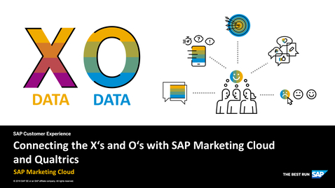 Thumbnail for entry [ARCHIVED] Connecting the X’s and O’s with SAP Marketing Cloud and Qualtrics