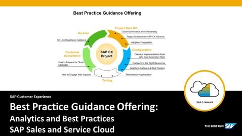 Thumbnail for entry SAP CX Guidance Offering: Analytics and Best Practices for Sales and Service Cloud