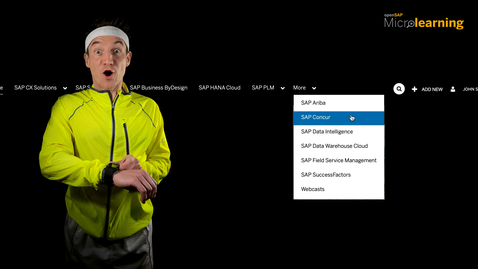 Thumbnail for entry [ARCHIVED] SAP Concur is Live on openSAP Microlearning