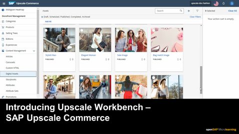 Thumbnail for entry [ARCHIVED] Introducing Upscale Workbench - SAP Upscale Commerce