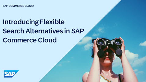Thumbnail for entry Introducing Flexible Search Alternatives in SAP Commerce Cloud