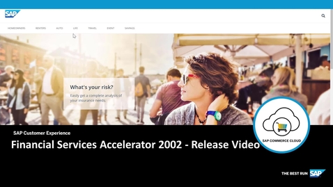 Thumbnail for entry Financial Services Accelerator Release Video 2002 - SAP Commerce Cloud