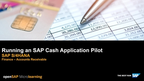 Thumbnail for entry Running an SAP Cash Application Pilot - SAP S/4HANA Finance