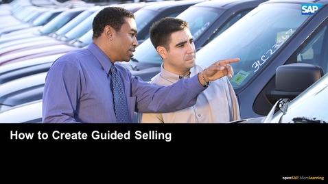 Thumbnail for entry How to Create Guided Selling - SAP CPQ