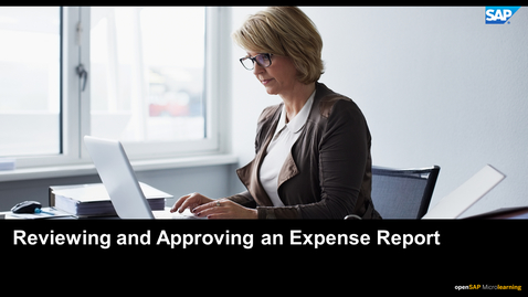 Thumbnail for entry [ARCHIVED] Reviewing and Approving an Expense Report - SAP Concur