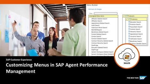 Thumbnail for entry Customizing Menus in SAP Agent Performance Management