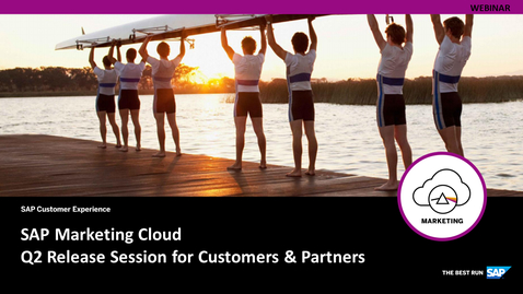 Thumbnail for entry [ARCHIVED] SAP Marketing Cloud | What's New 2105 - Webcasts