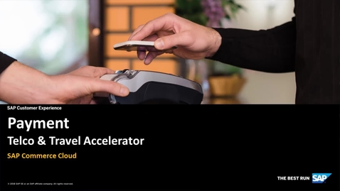 Thumbnail for entry Payment - SAP Commerce Travel Accelerator 2.0