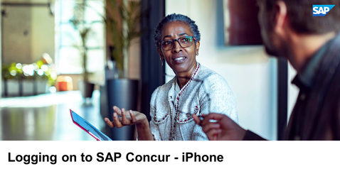 Thumbnail for entry [ARCHIVED] Logging on to SAP Concur: iPhone - SAP Concur