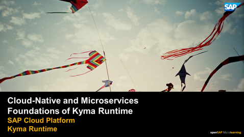 Thumbnail for entry [ARCHIVED] Cloud-Native and Microservices - SAP Cloud Platform Kyma Runtime