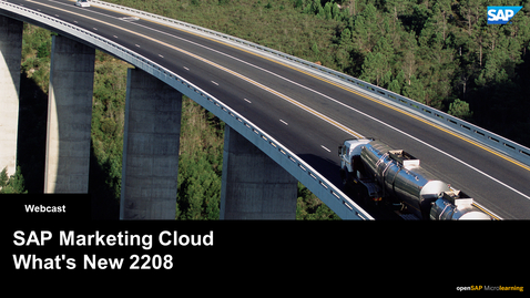 Thumbnail for entry SAP Marketing Cloud | What's New 2208 - Webcasts
