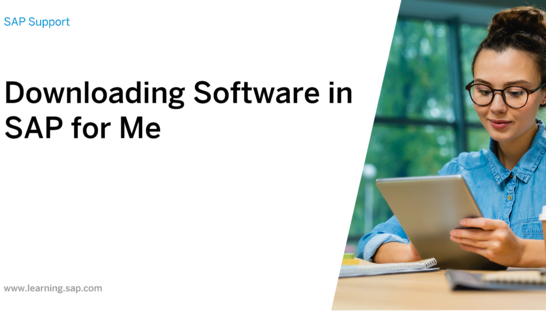 Downloading Software in SAP for Me