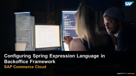 Thumbnail for entry Configuring Spring Expression Language in Backoffice Framework - SAP  Commerce Cloud