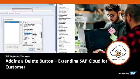 Thumbnail for entry Adding a Delete Button  - Extending SAP Cloud for Customer