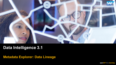 Thumbnail for entry Data Lineage - SAP Data Intelligence