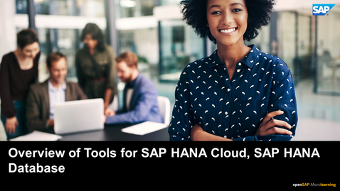 Thumbnail for entry Overview of Tools for SAP HANA Cloud, SAP HANA Database