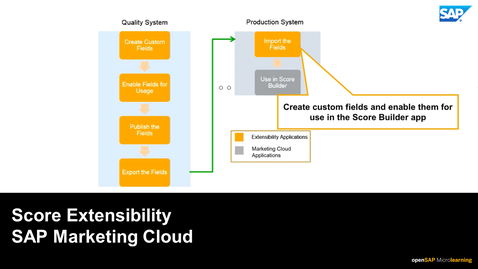 Thumbnail for entry Score Extensibility - SAP Marketing Cloud