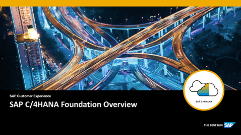 Thumbnail for entry [ARCHIVED] SAP C/4HANA Foundation Administrator Challenges - SAP C/4HANA - Webinar
