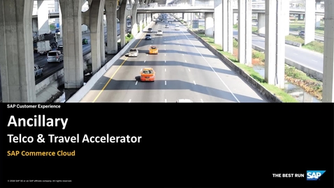 Thumbnail for entry Ancillaries - SAP Commerce Travel Accelerator 1.0