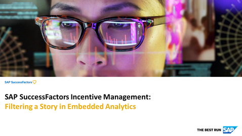 Thumbnail for entry Filtering a Story in Embedded Analytics for SAP SuccessFactors Incentive Management