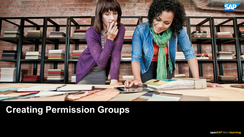 Thumbnail for entry Creating Permission Groups - SAP SuccessFactors