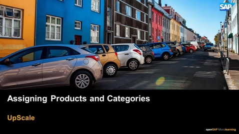 Thumbnail for entry Assigning Products and Categories - SAP Upscale Commerce