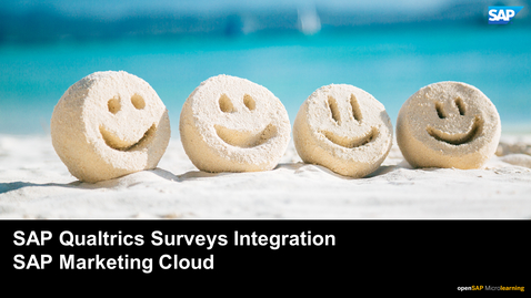 Thumbnail for entry [ARCHIVED] SAP Qualtrics Surveys Integration - SAP Marketing Cloud