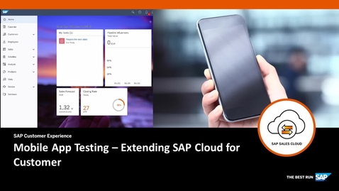 Thumbnail for entry Mobile App Testing - Extended SAP Cloud for Customer