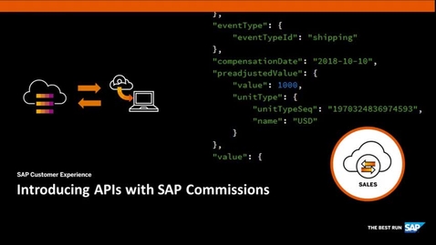 Thumbnail for entry Introducing APIs with SAP Commissions