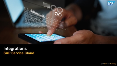 Thumbnail for entry SAP Service Cloud Integrations