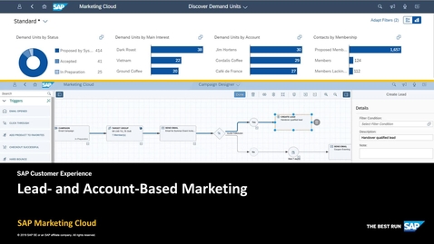 Thumbnail for entry Lead- and Account-Based Marketing - SAP Marketing Cloud