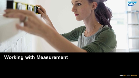 Thumbnail for entry Working with Measurement - SAP CPQ