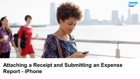 Thumbnail for entry [ARCHIVED] Attaching a Receipt and Submitting an Expense Report: iPhone - SAP Concur