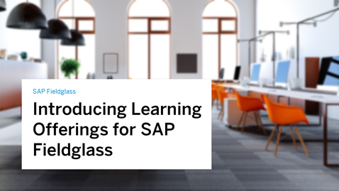 Thumbnail for entry Introducing Learning Offerings for SAP Fieldglass