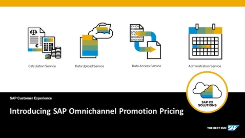 Thumbnail for entry [ARCHIVED] Overview of SAP Omnichannel Promotion Pricing