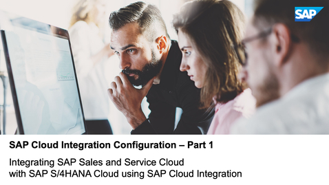 Thumbnail for entry SAP Cloud Integration Configuration Part 1: Integrating SAP Sales and Service Cloud with SAP S/4HANA Cloud using SAP Cloud Integration