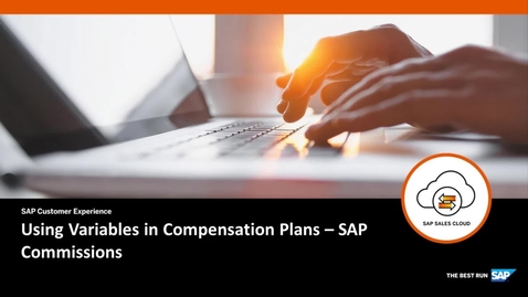 Thumbnail for entry Using Variables in Compensation Plans - SAP Commissions