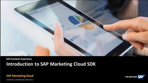 Thumbnail for entry PREVIEW - Introduction to SAP Marketing Cloud SDK