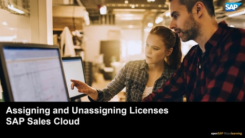 Thumbnail for entry [ARCHIVED] Assigning and Unassigning Licenses - SAP Sales Cloud