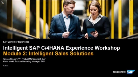 Thumbnail for entry Intelligent Solution - SAP Sales Cloud