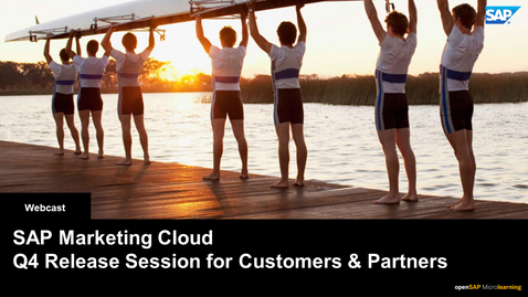 Thumbnail for entry SAP Marketing Cloud | What's New 2111 - Webcasts