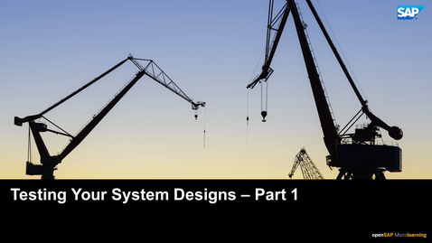 Thumbnail for entry Testing Your System Designs Part 1 - PLM: Systems Engineering