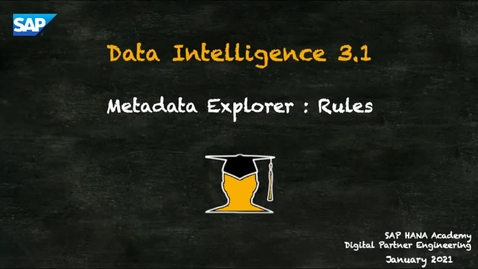Thumbnail for entry Data Intelligence 5 of 21 - Data Quality Rules