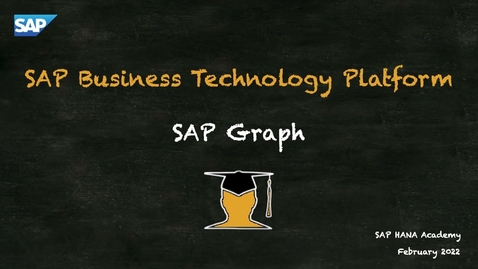 Thumbnail for entry SAP Graph: Admin - SAP Sales Cloud