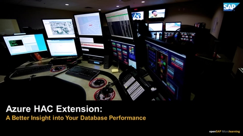 Thumbnail for entry Getting a Better Insight into your Database Performance with Azure HAC Extension - SAP Commerce Cloud