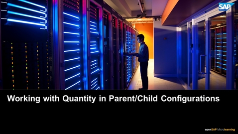 Thumbnail for entry Working with Quantity in Parent Child Configurations - SAP CPQ